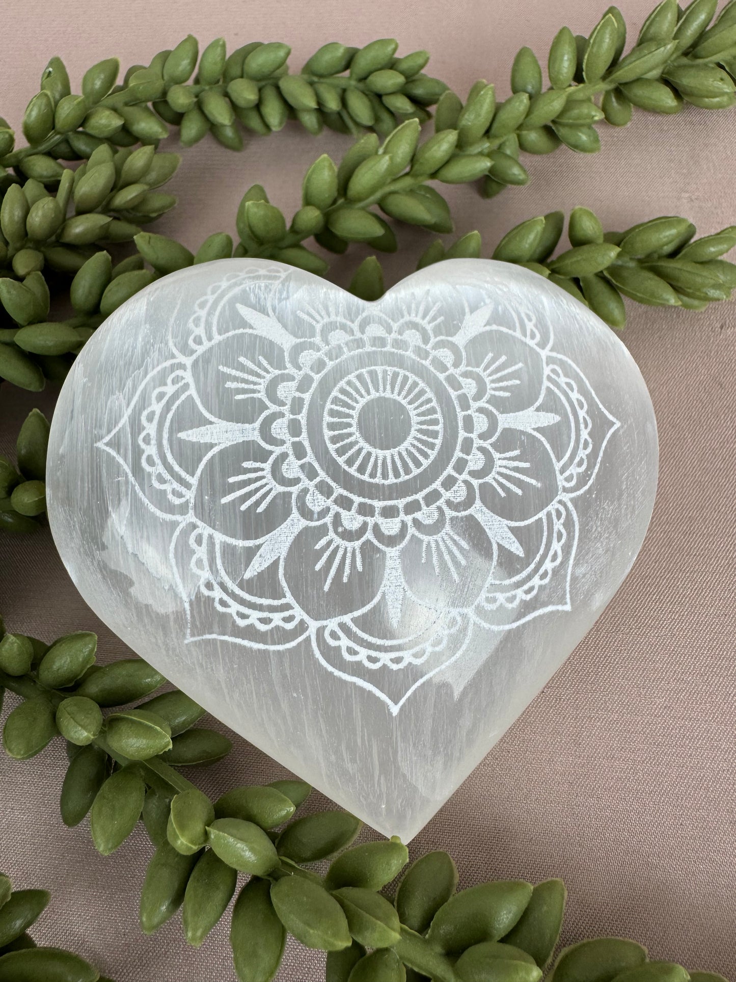 Seleniet hart met motief