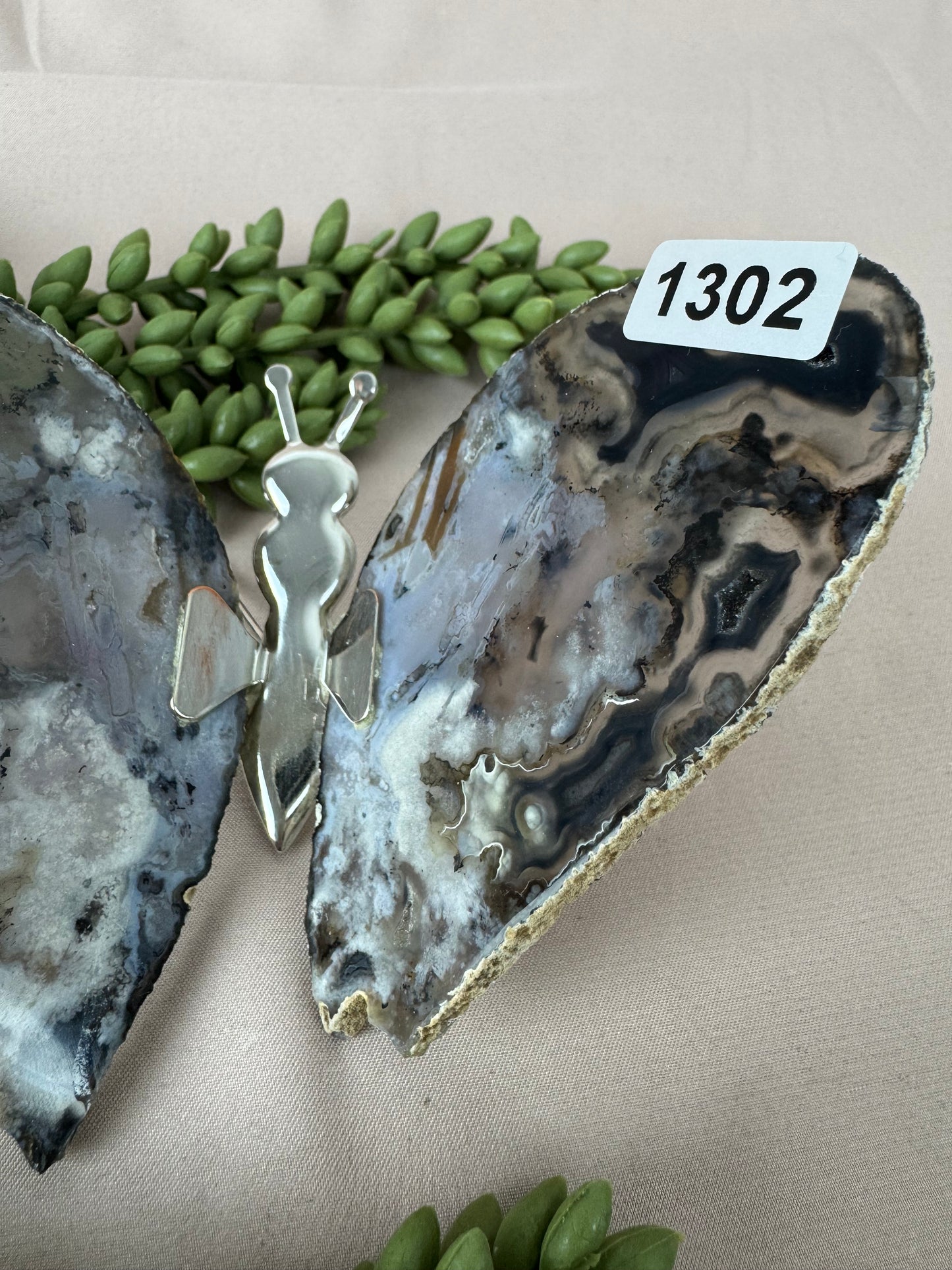 Agaat vlinder #1302