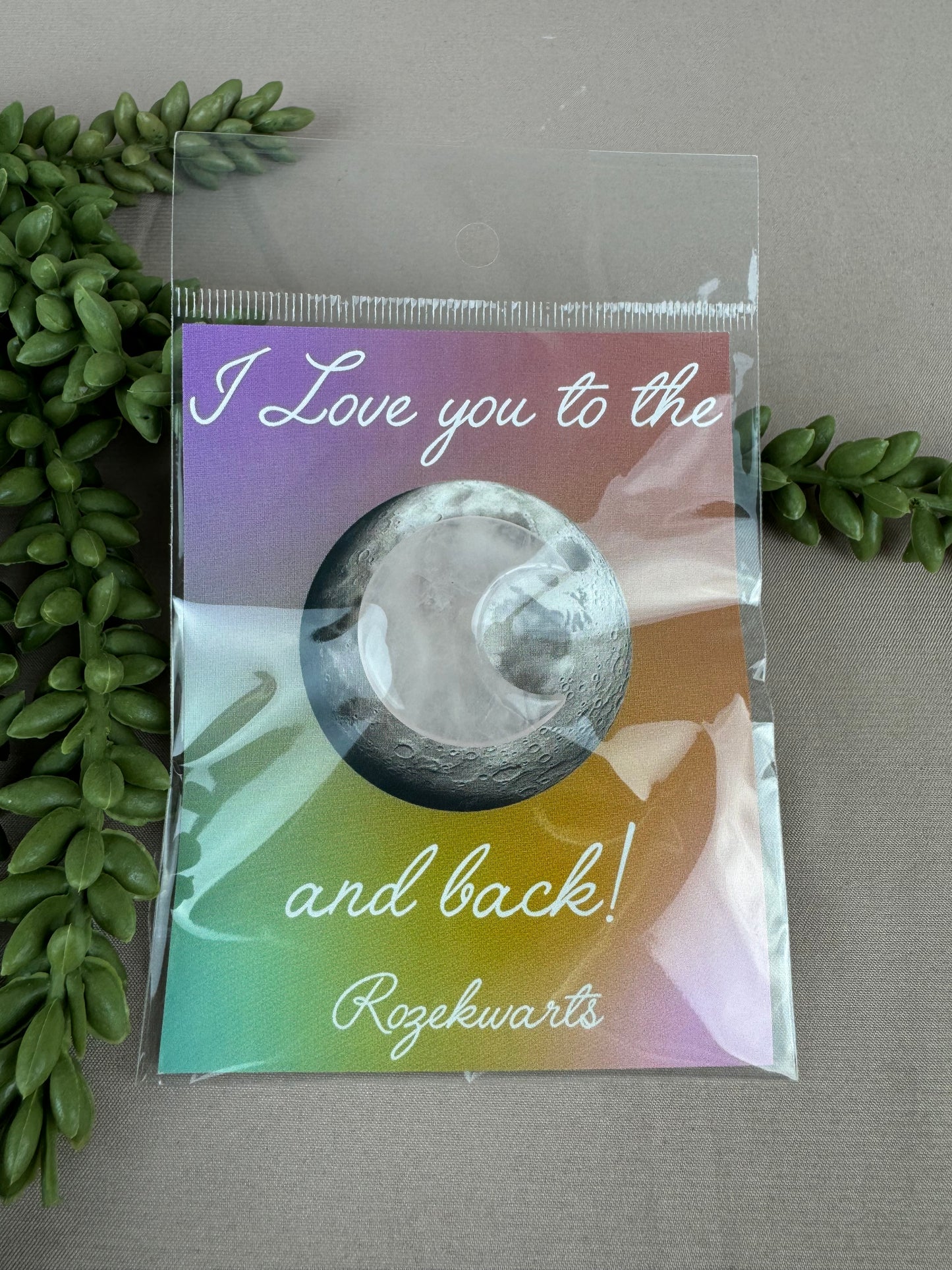 Cadeau zakje I Love you Moon