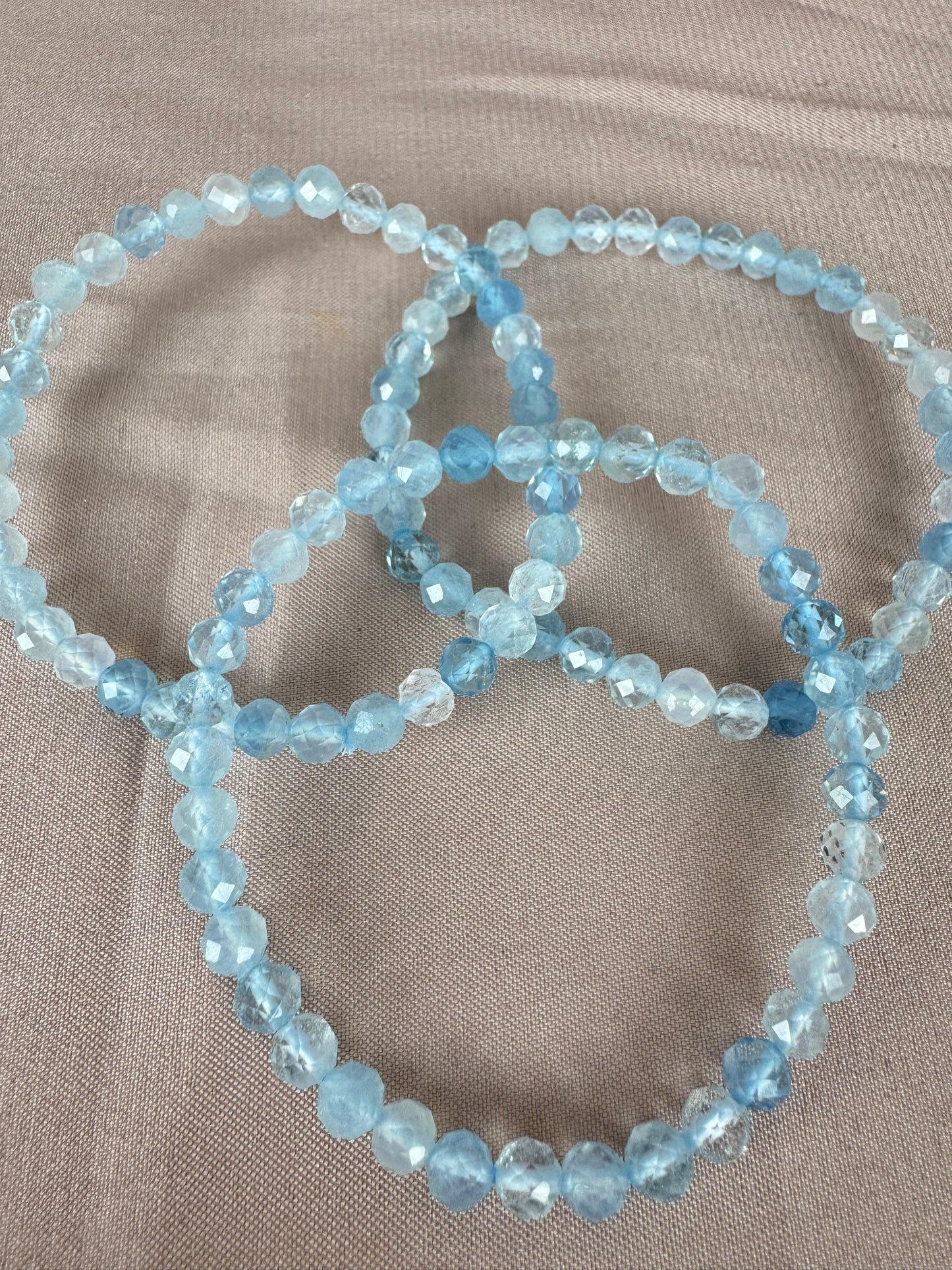 Armbanden Facet geslepen 4mm KLEIN