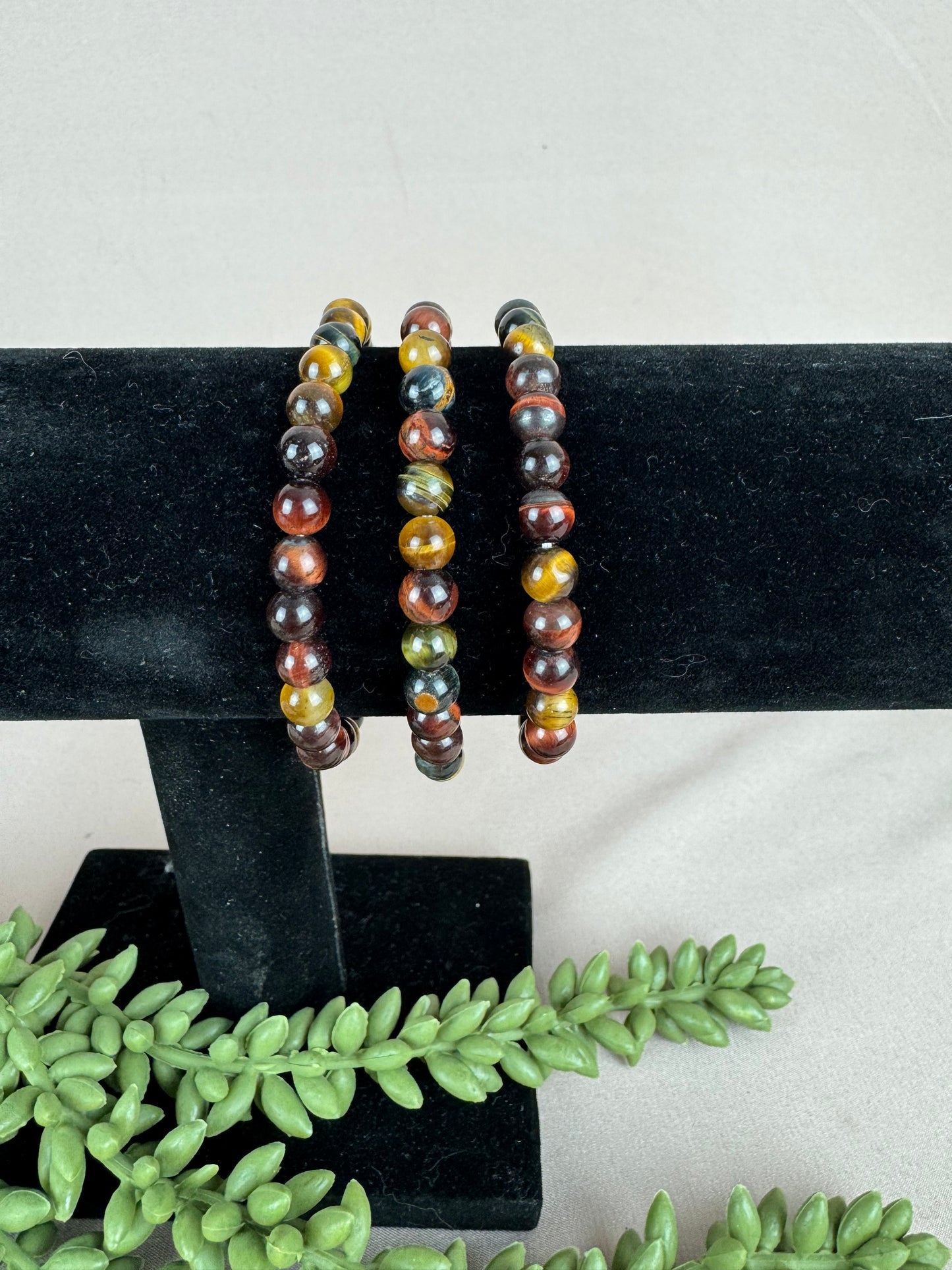 armbanden Tijger oog 3 kleur