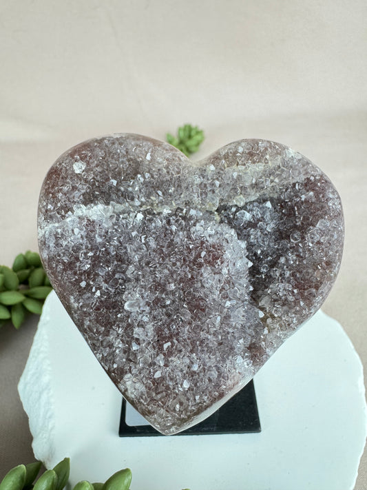 Amethist hartje #1326