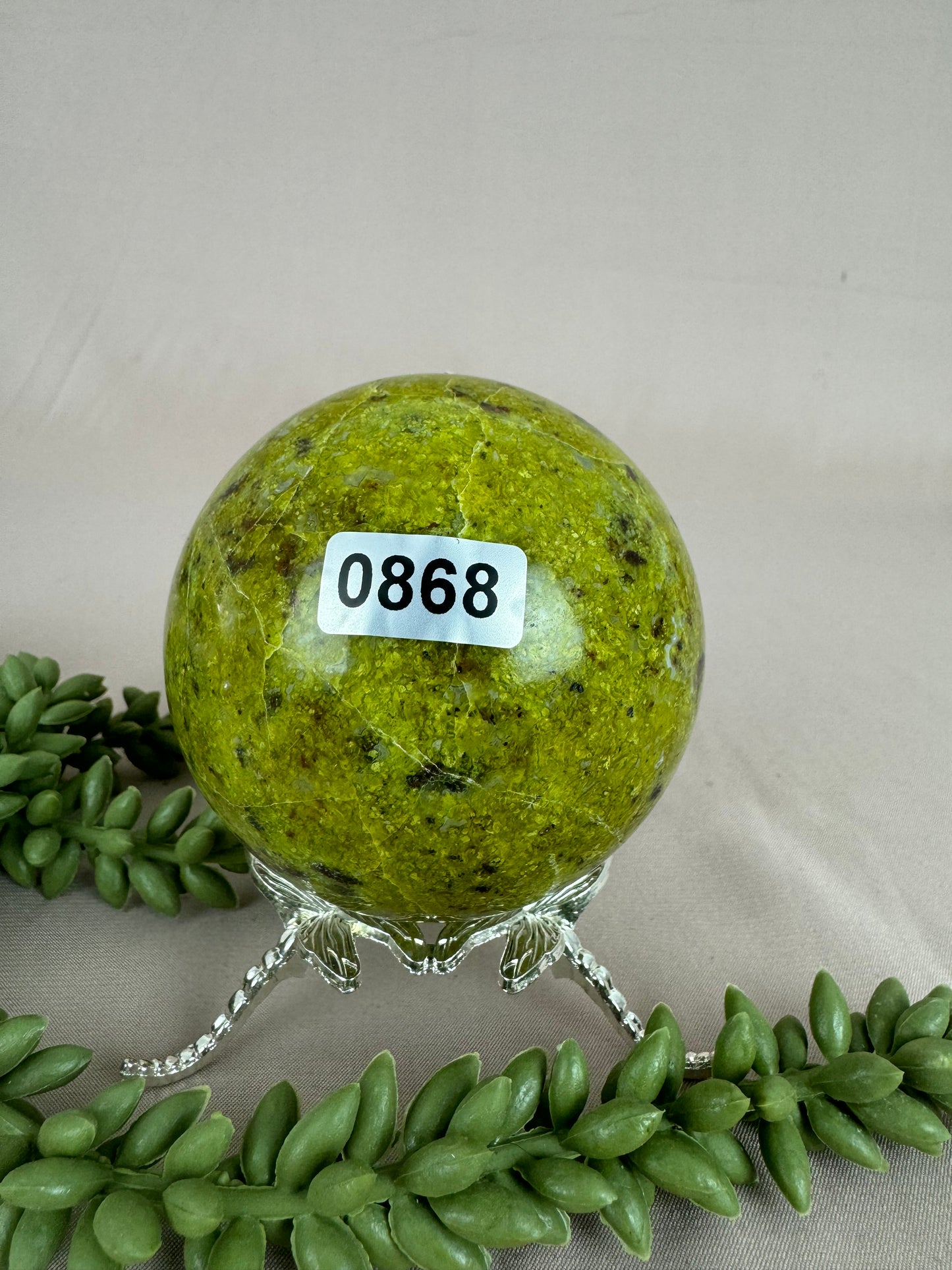 Bol groene opaal #0868