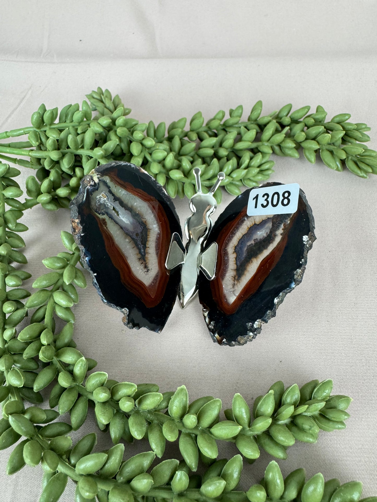 Agaat vlinder #1308