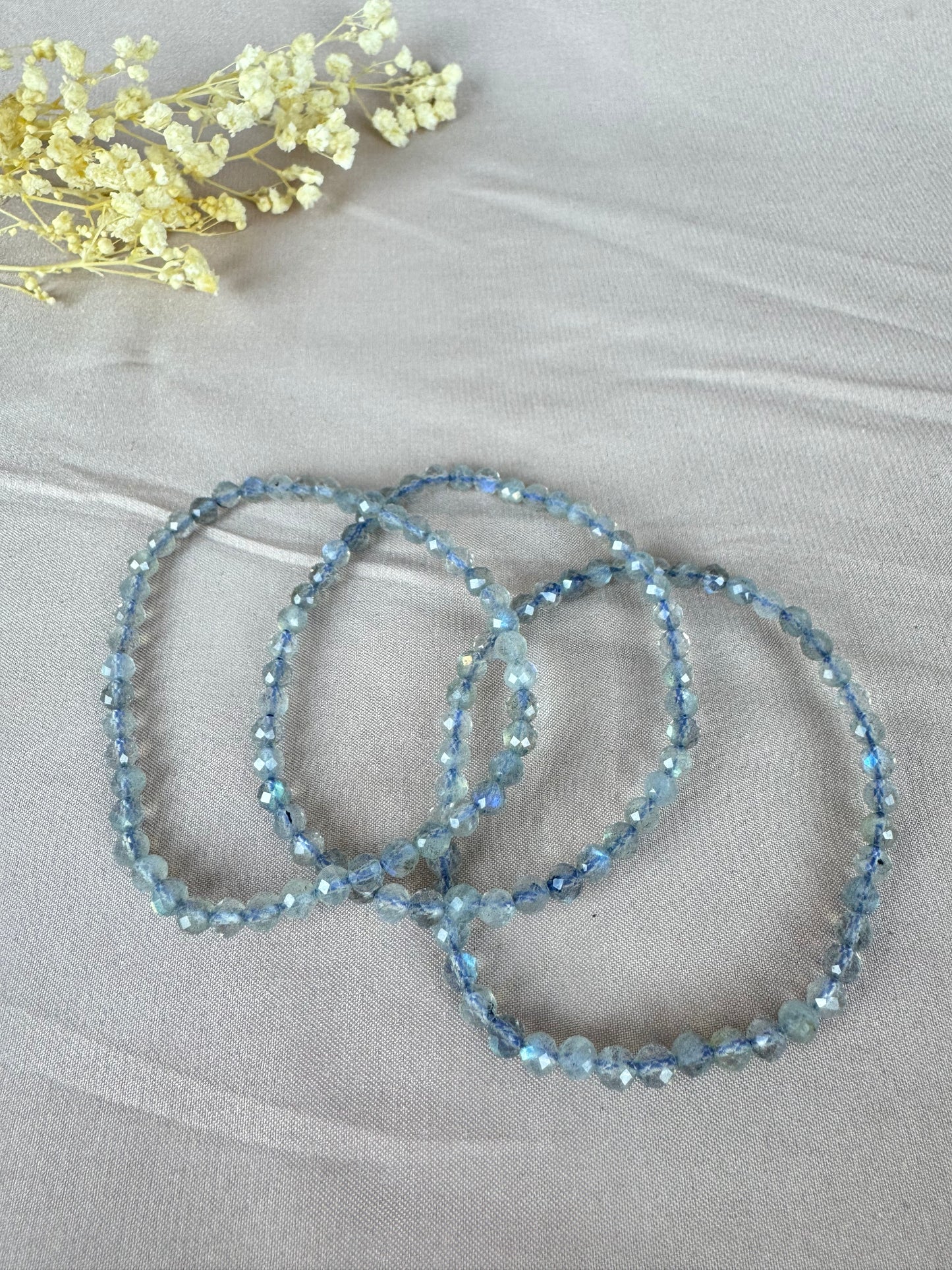 Armbanden Labradoriet Facet 4mm