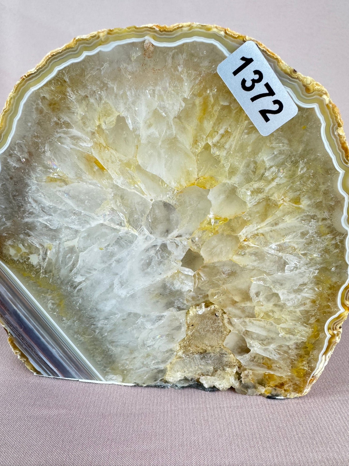 Agaat waxine #1372