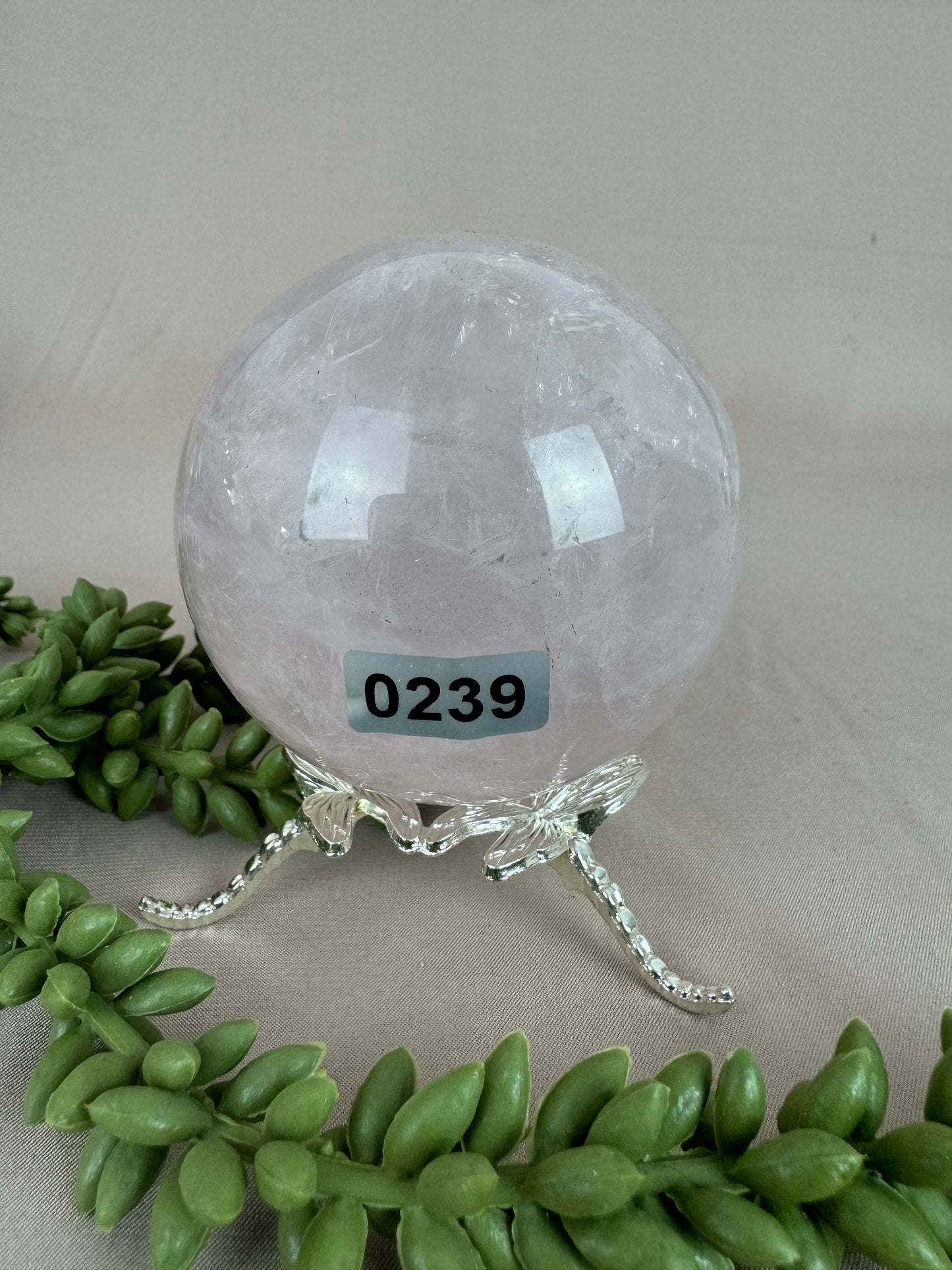 Bol rozenkwarts #0239