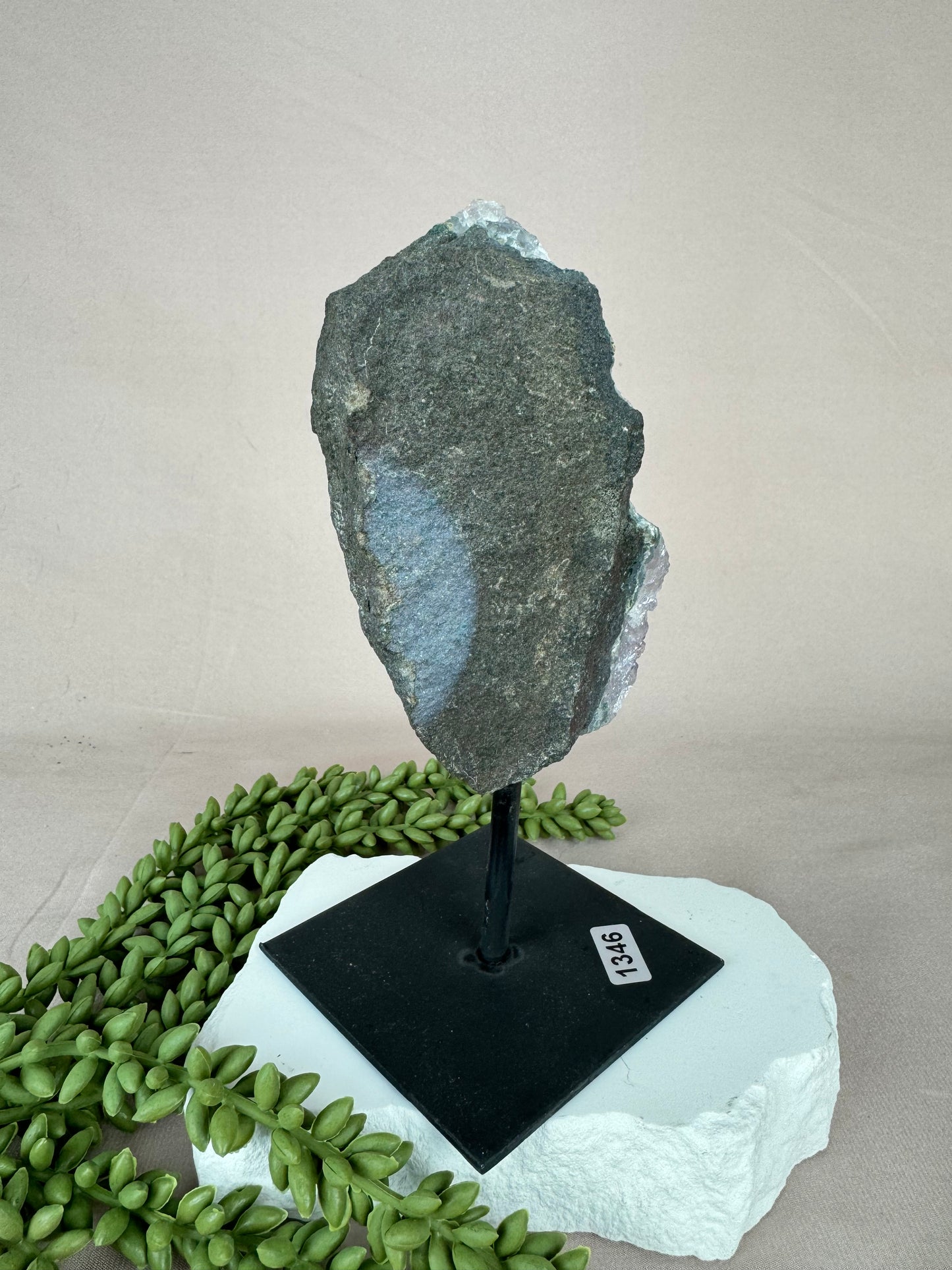 Aura amethist op standaard #1346