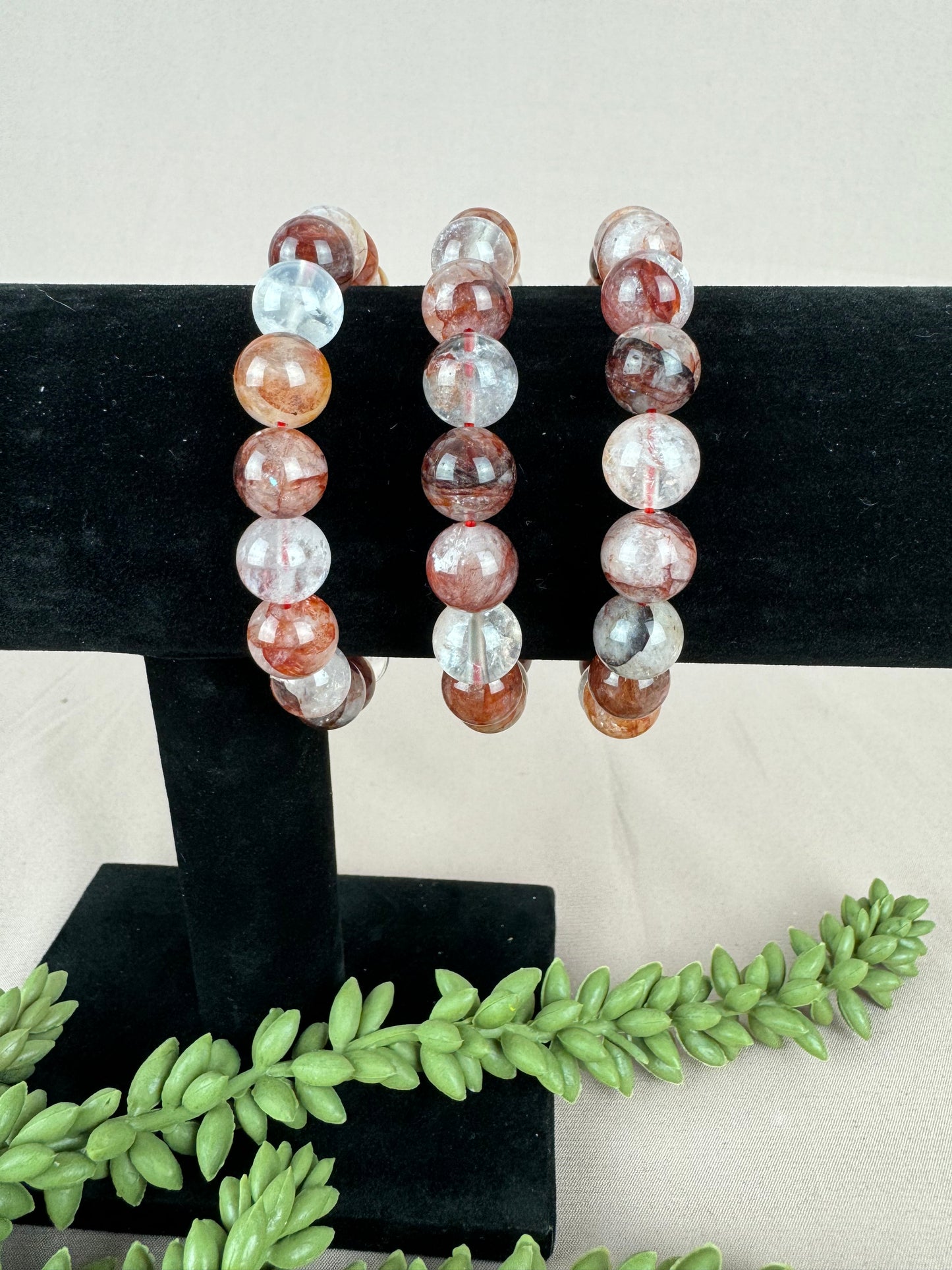 Armbanden Vuurkwarts / Hematoïde kwarts