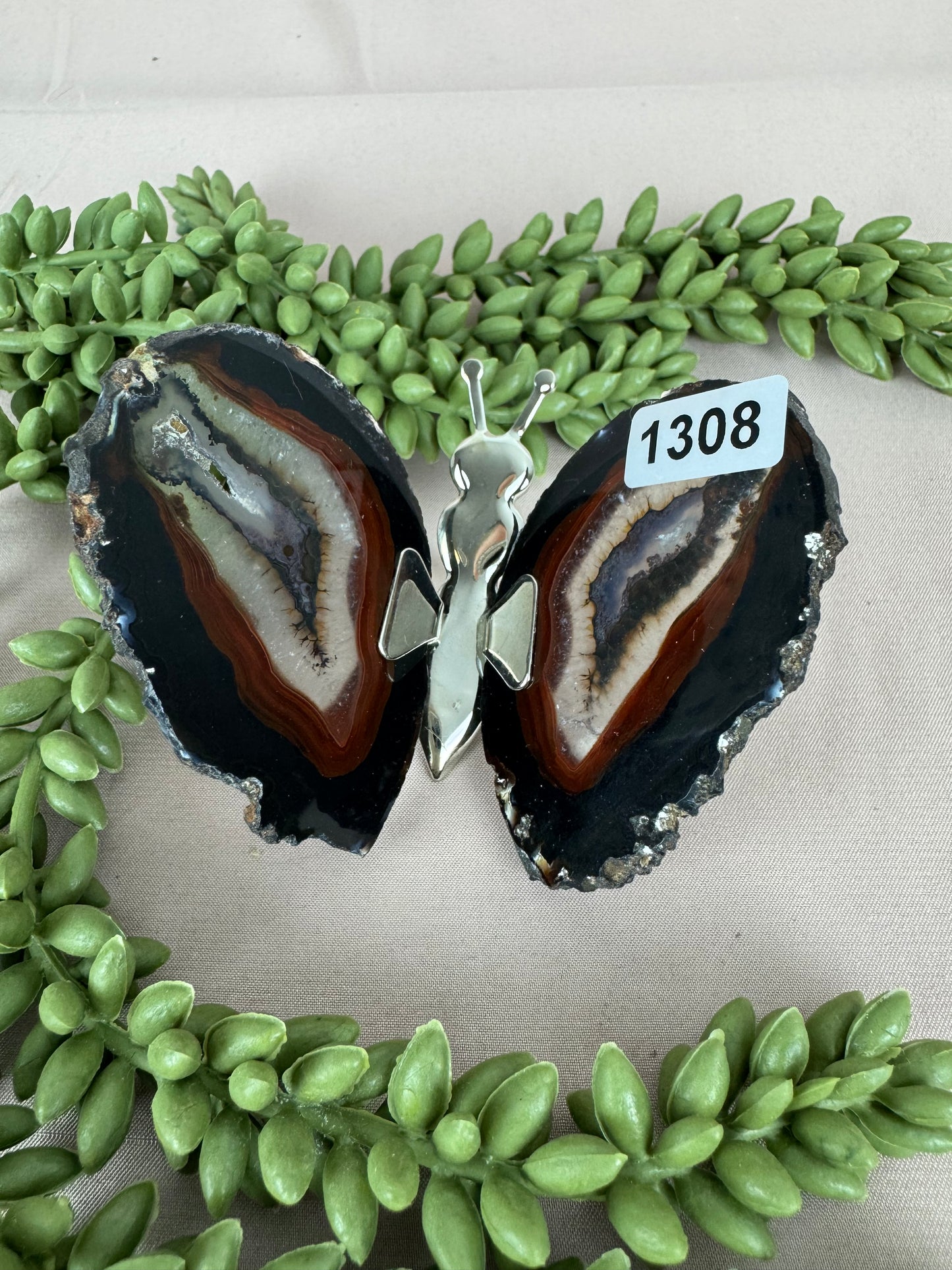Agaat vlinder #1308