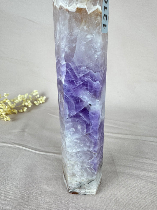 Amethist met crazylace agaat toren #1316