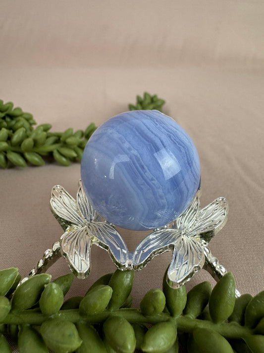 Bol blue lace agaat #1080