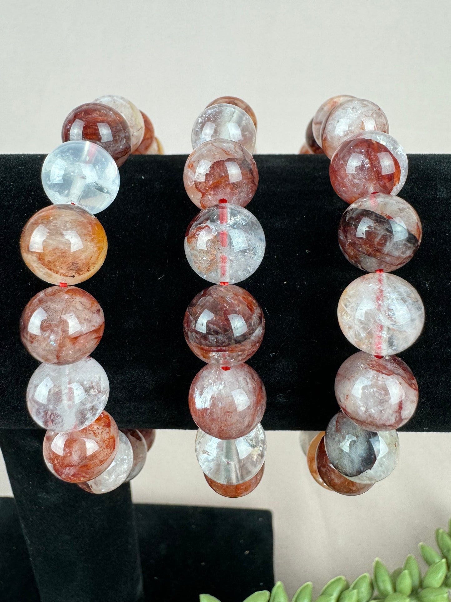 Armbanden Vuurkwarts / Hematoïde kwarts