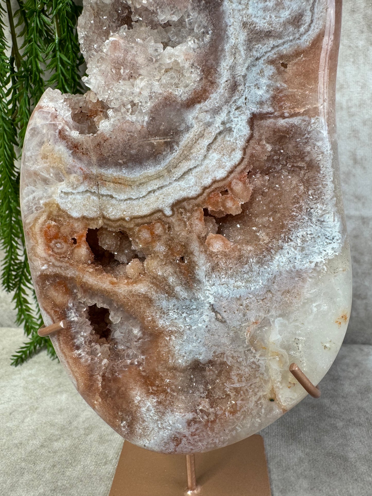 Roze amethist slab #1687