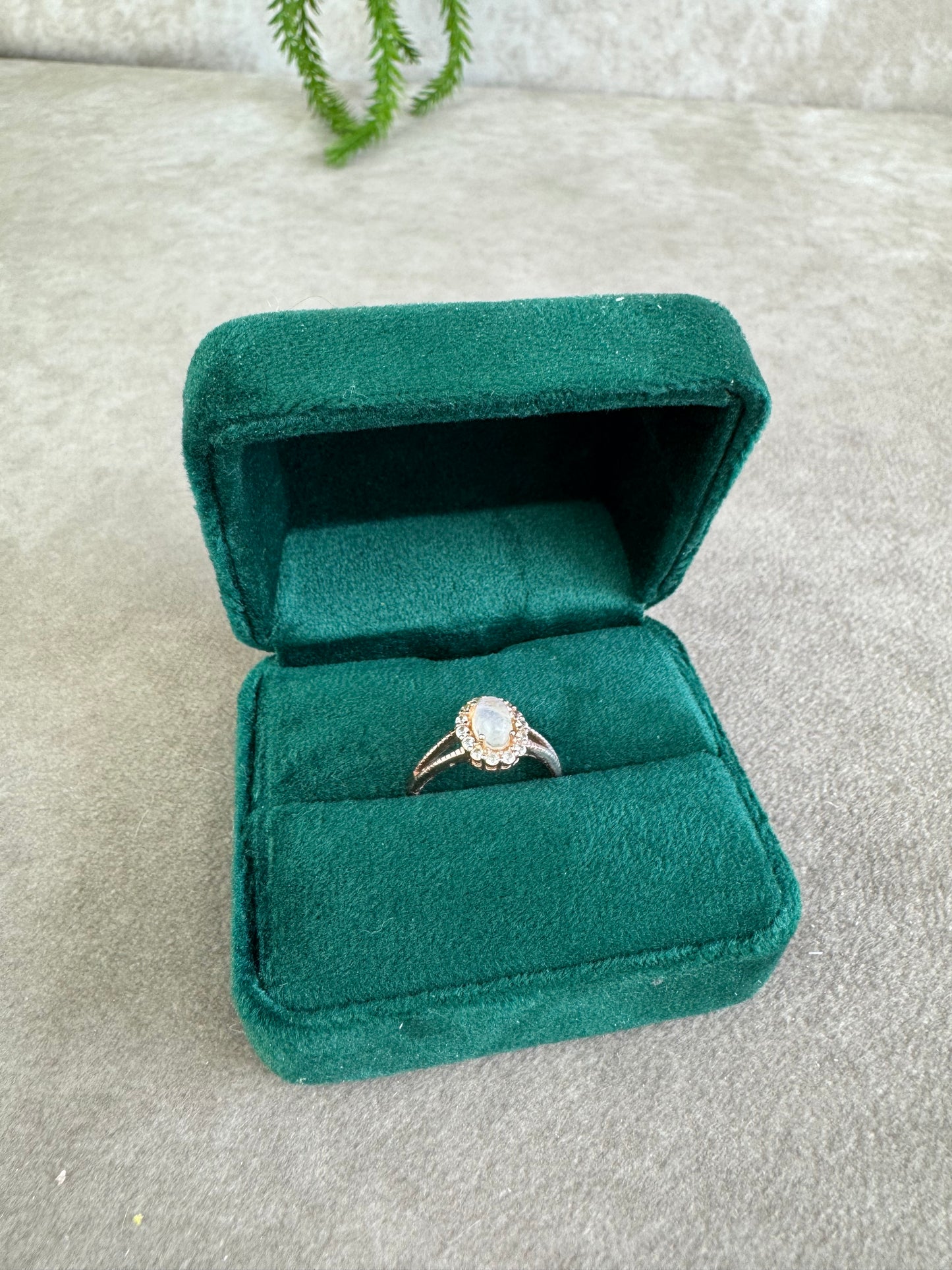 ringen doosje groen