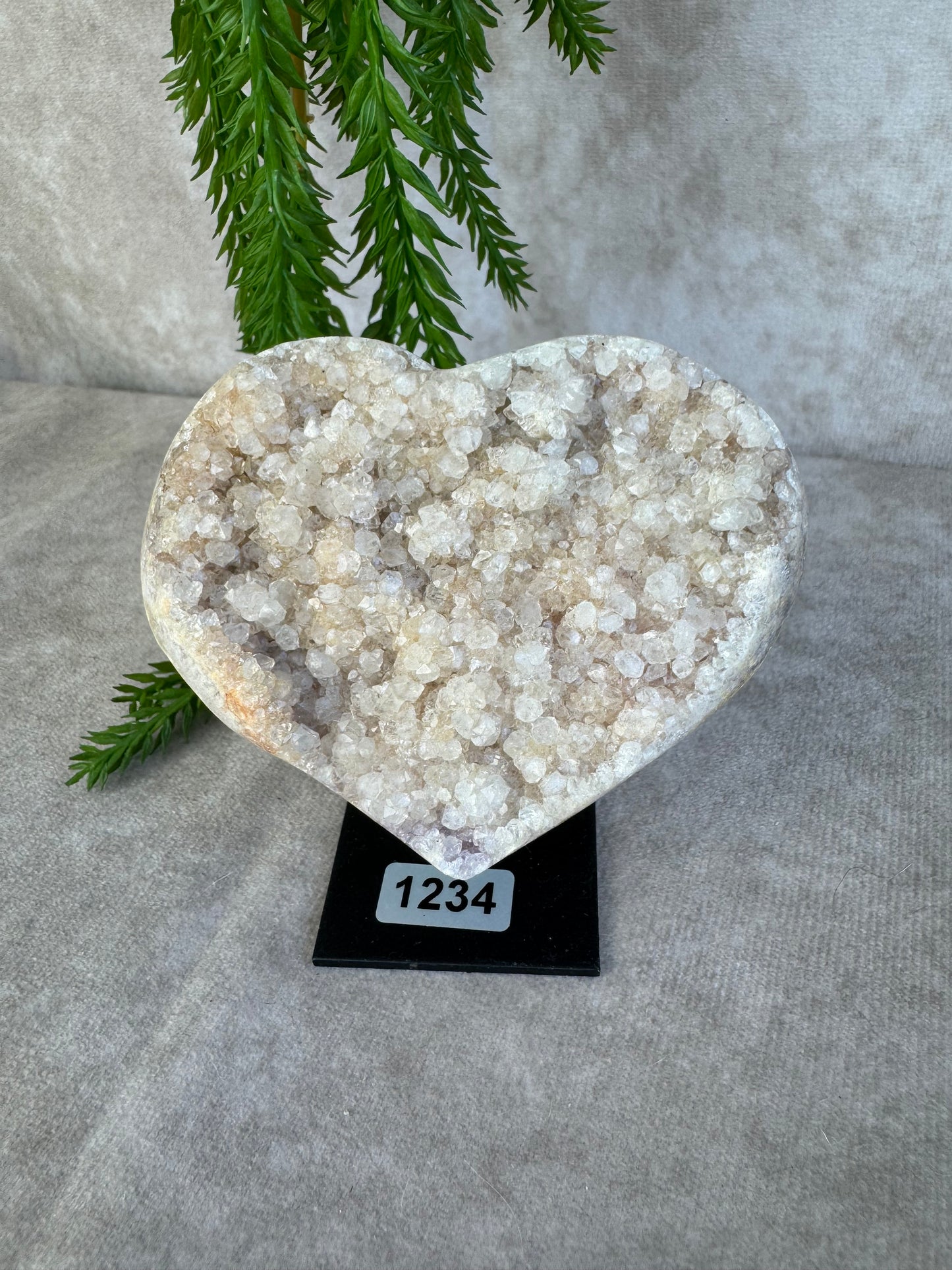 Amethist hart #1234