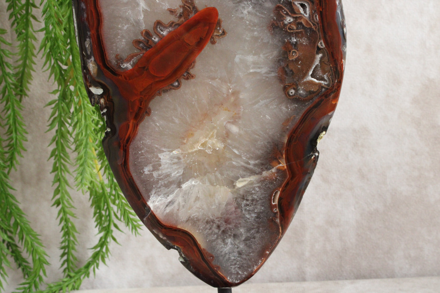 Agaat op standaard #1356