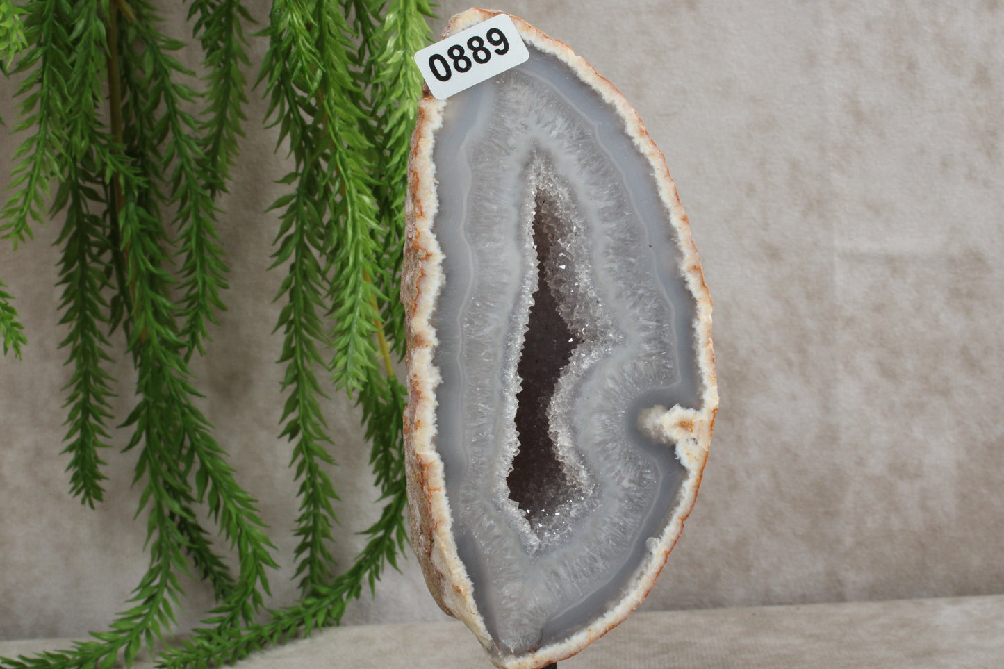 Agaat op standaard #0889