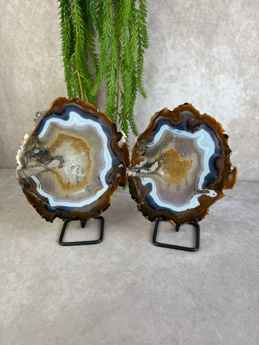 Agaat schijven set #1598