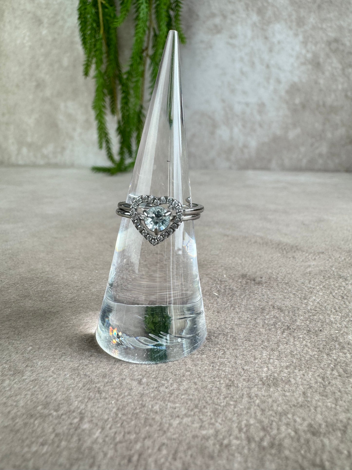 Ring aquamarijn ring zilver 925