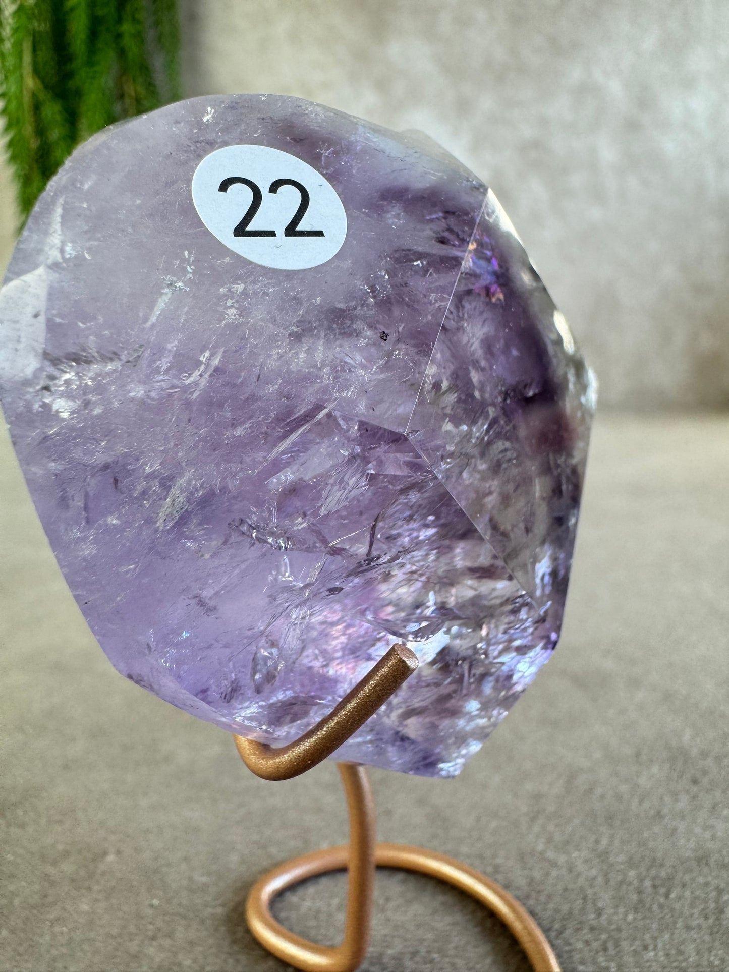 Amethist hartje #22