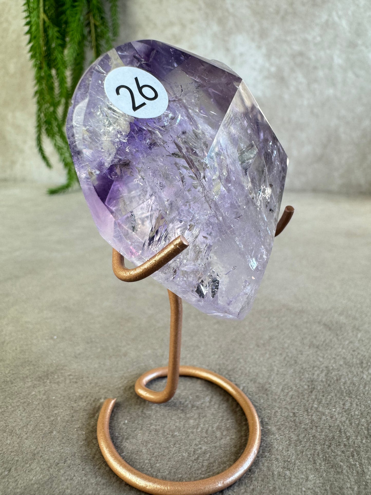 Amethist hartje #26
