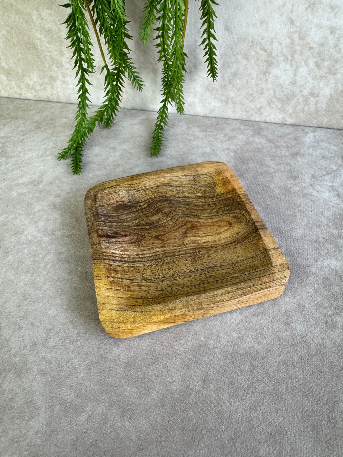 Houten bakje vierkant