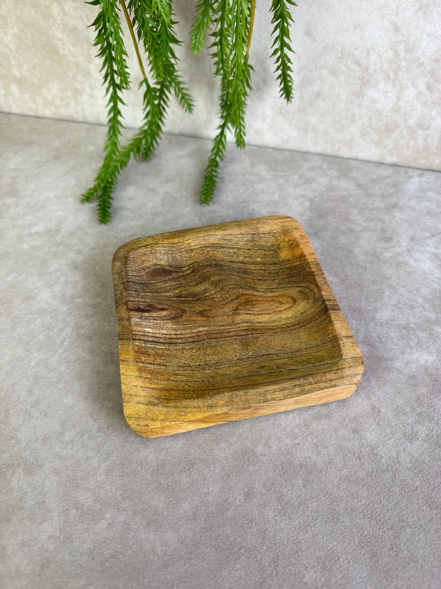 Houten bakje vierkant