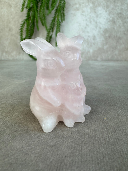 Konijnen fam Rozenkwarts