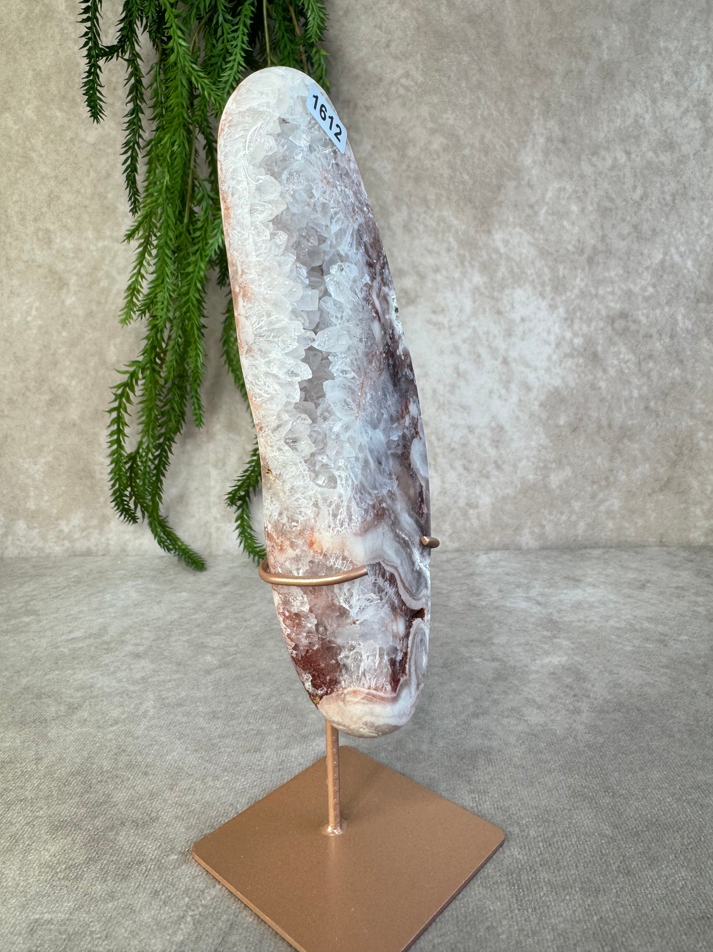 Roze amethist slab #1612