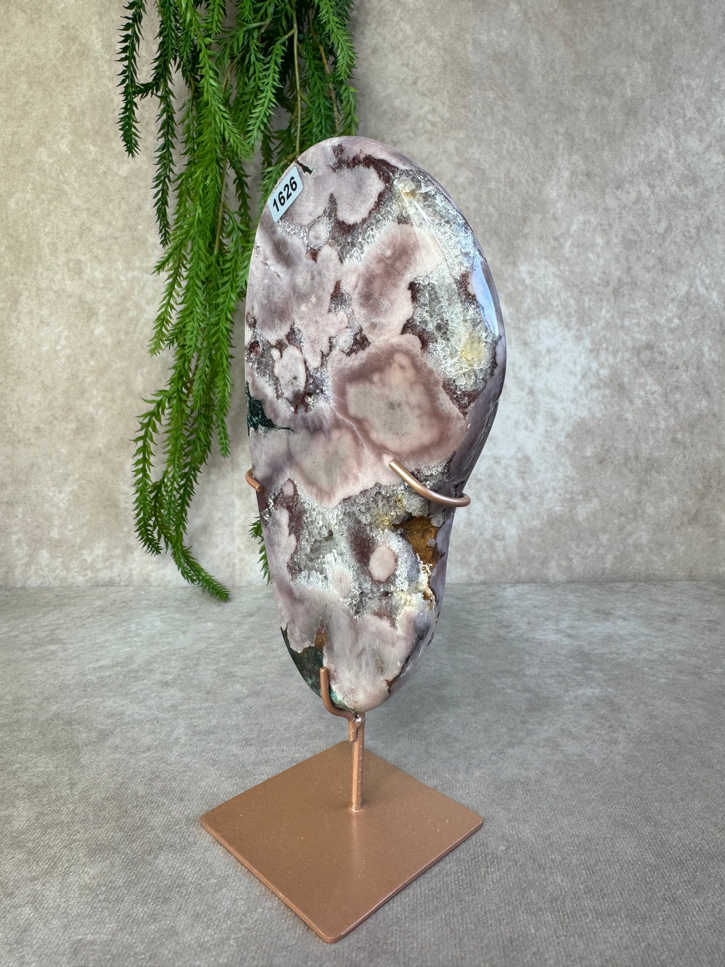 Roze amethist slab #1626