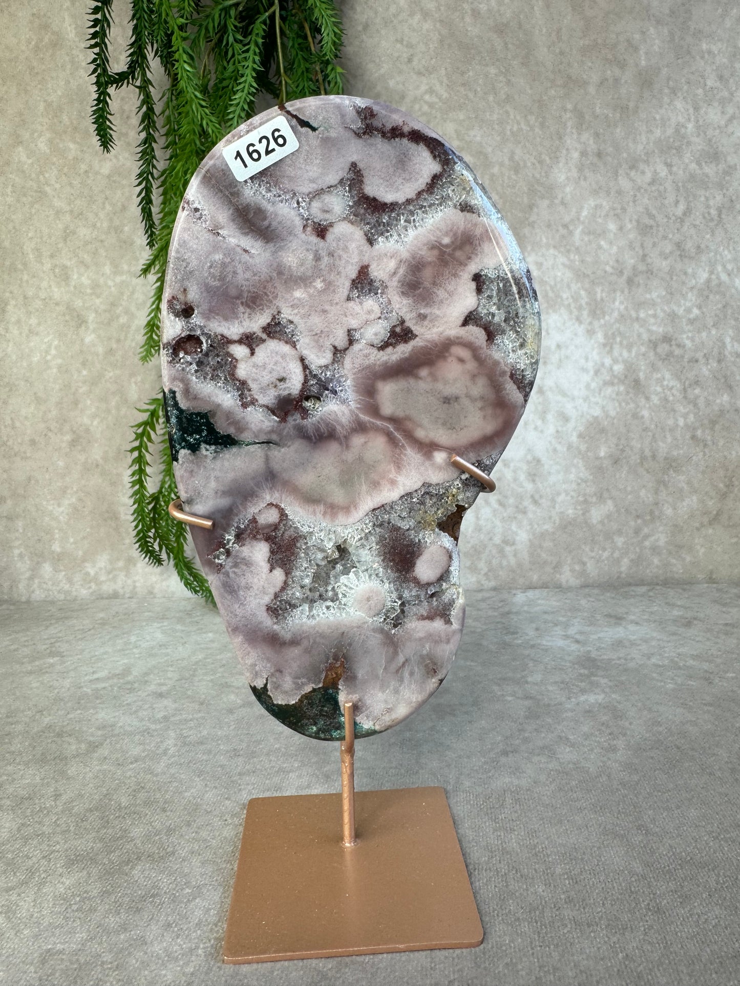 Roze amethist slab #1626