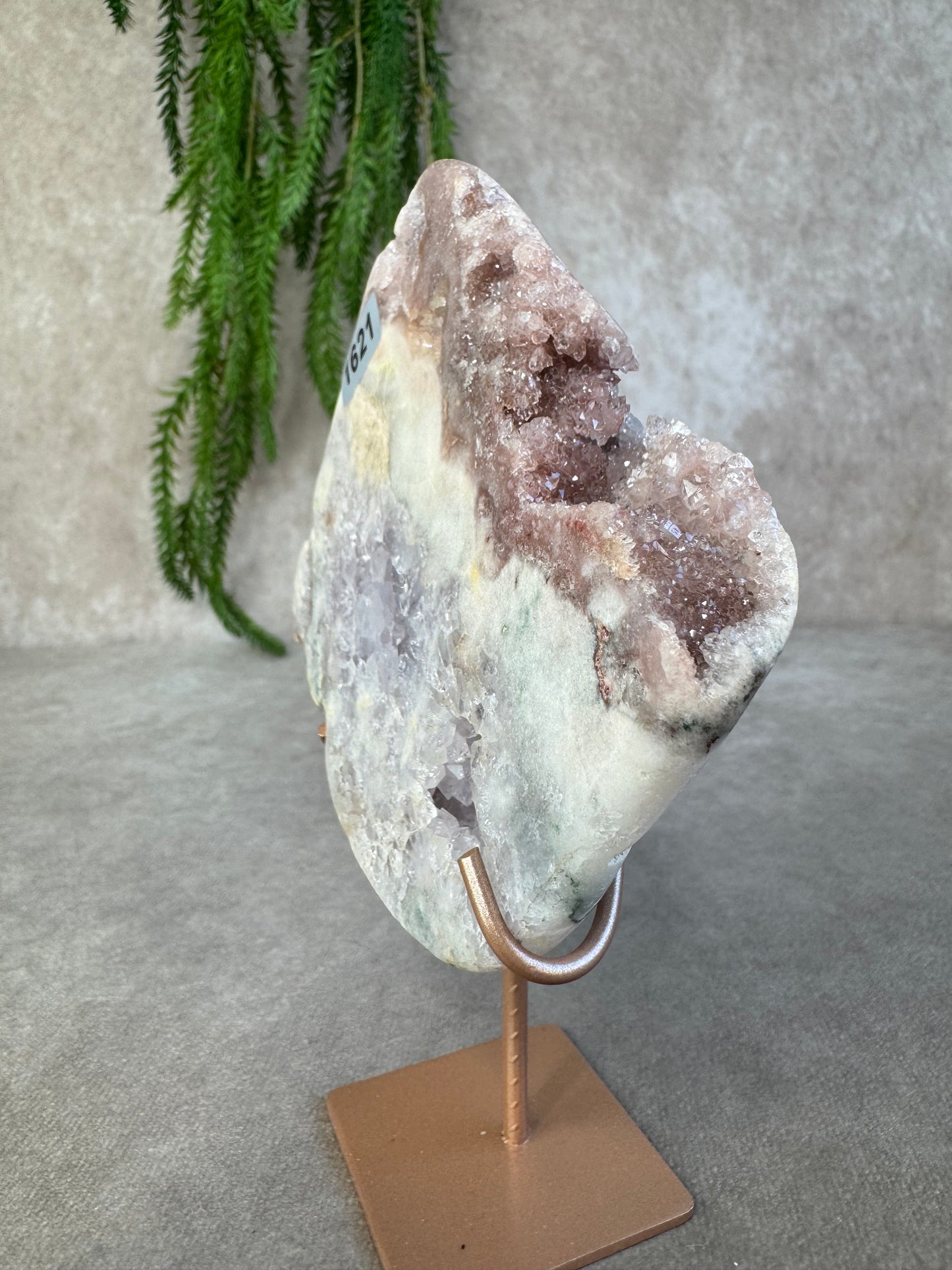 Roze amethist slab #1621