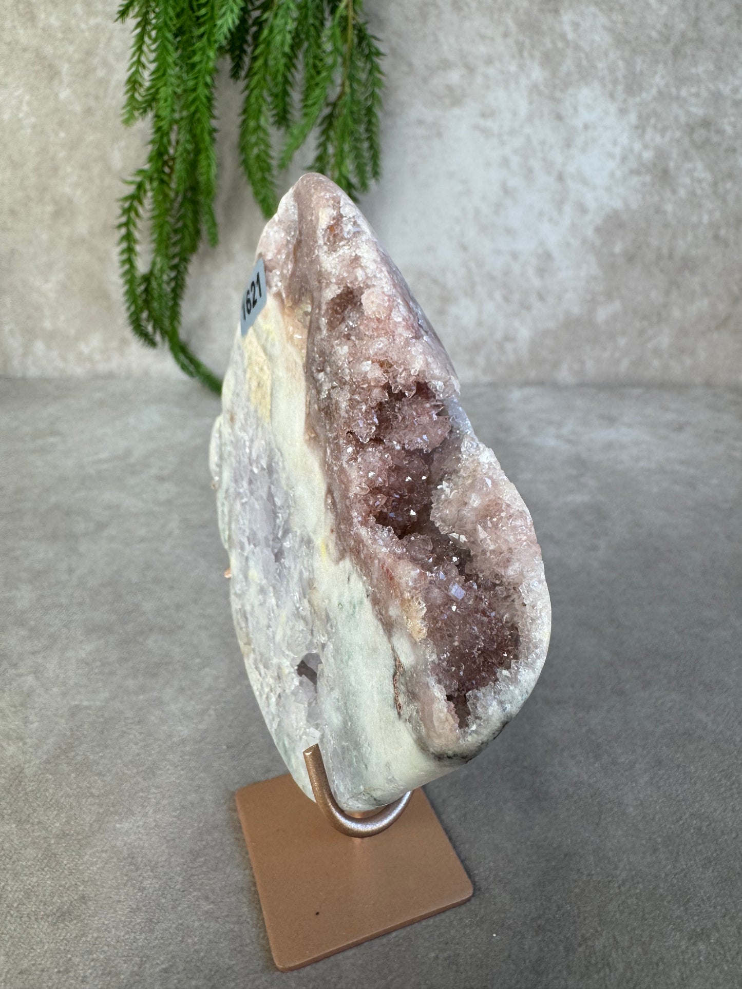 Roze amethist slab #1621