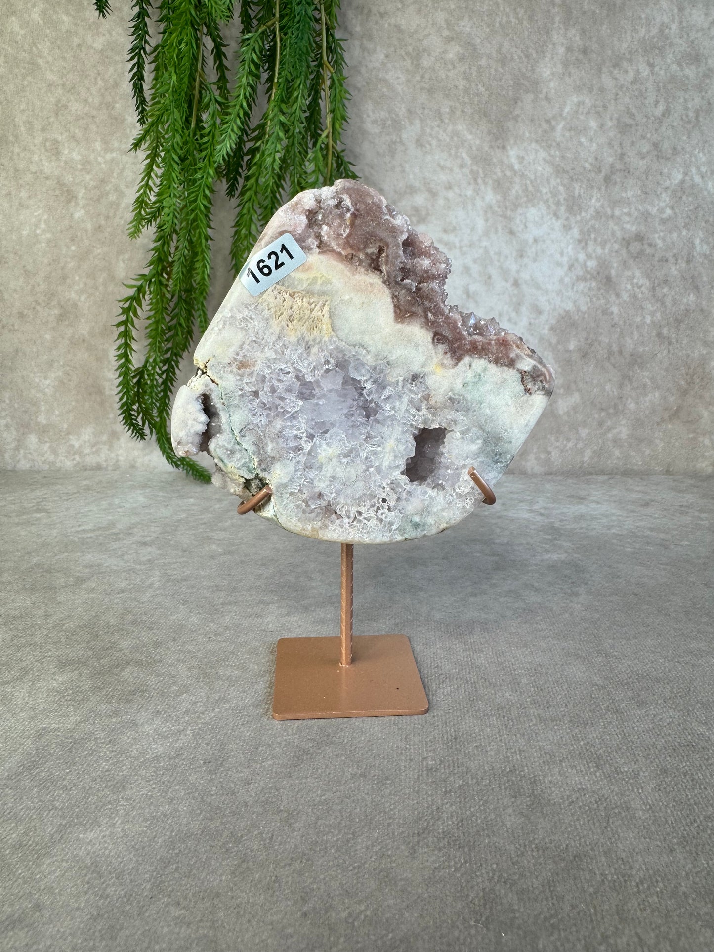 Roze amethist slab #1621