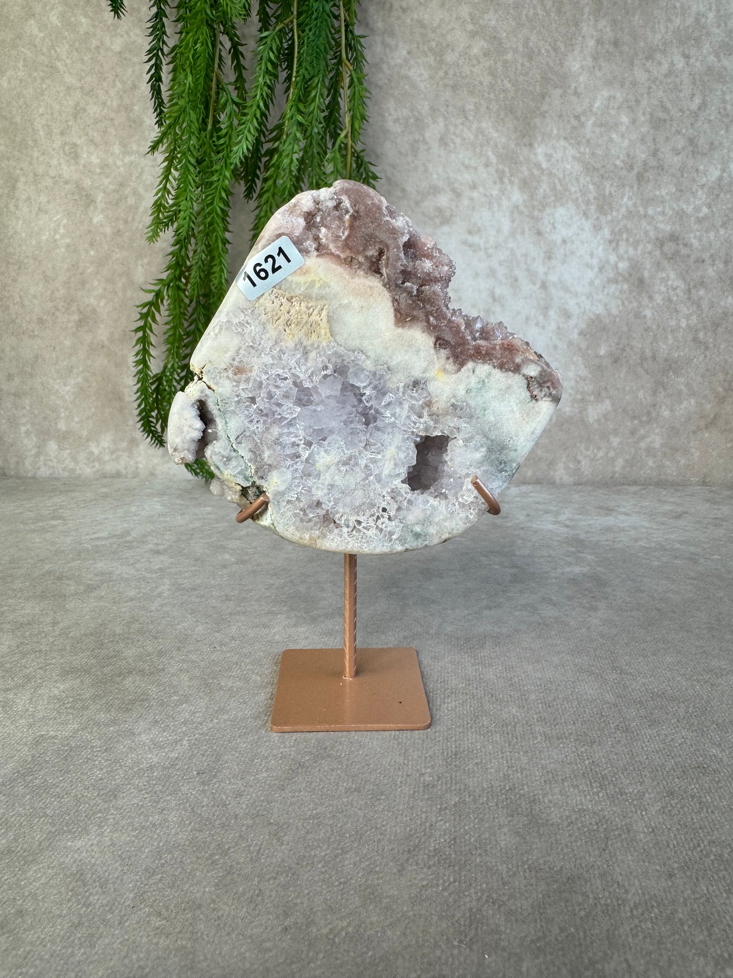 Roze amethist slab #1621
