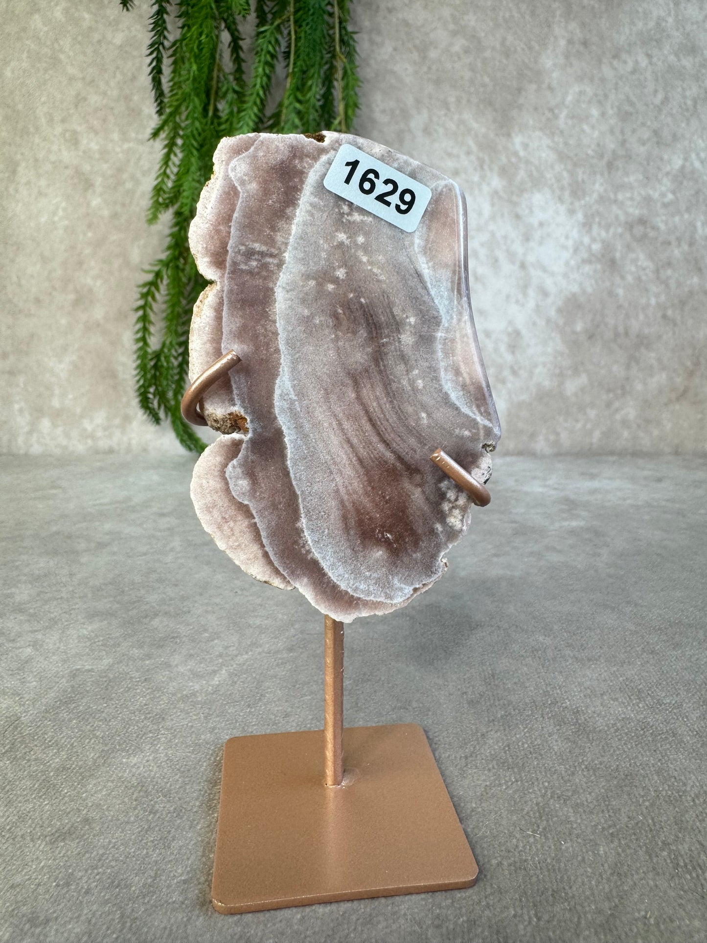 Roze amethist slab #1629