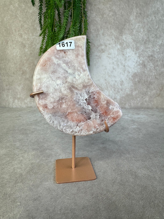 Roze amethist maan #1617