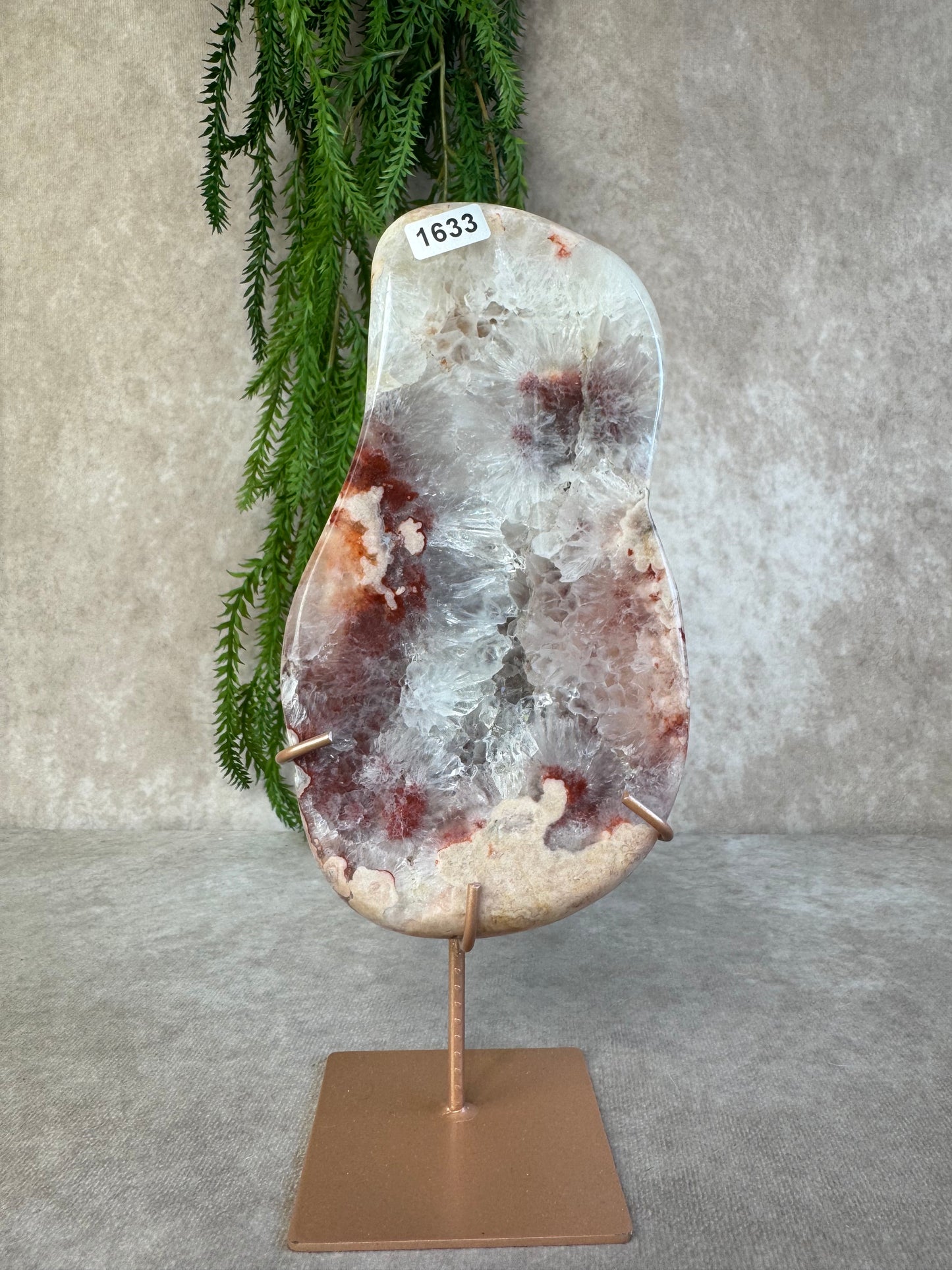 Roze amethist slab #1633