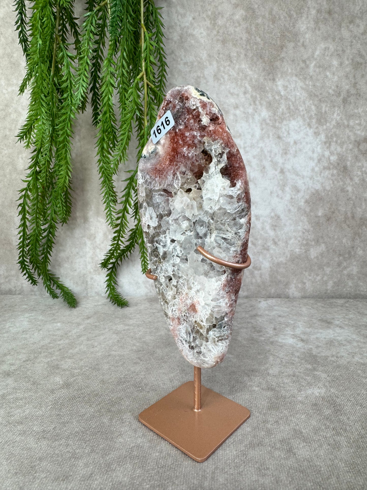 Roze amethist slab #1616