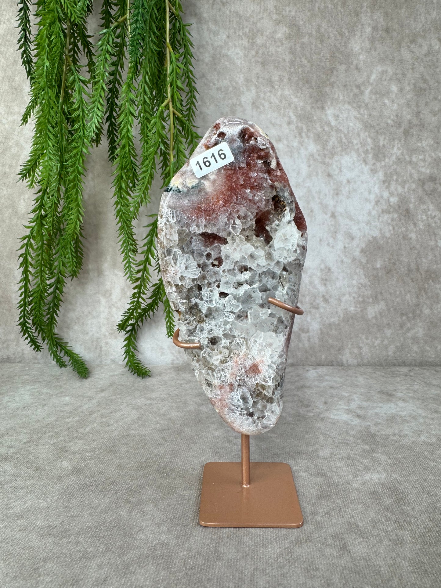 Roze amethist slab #1616