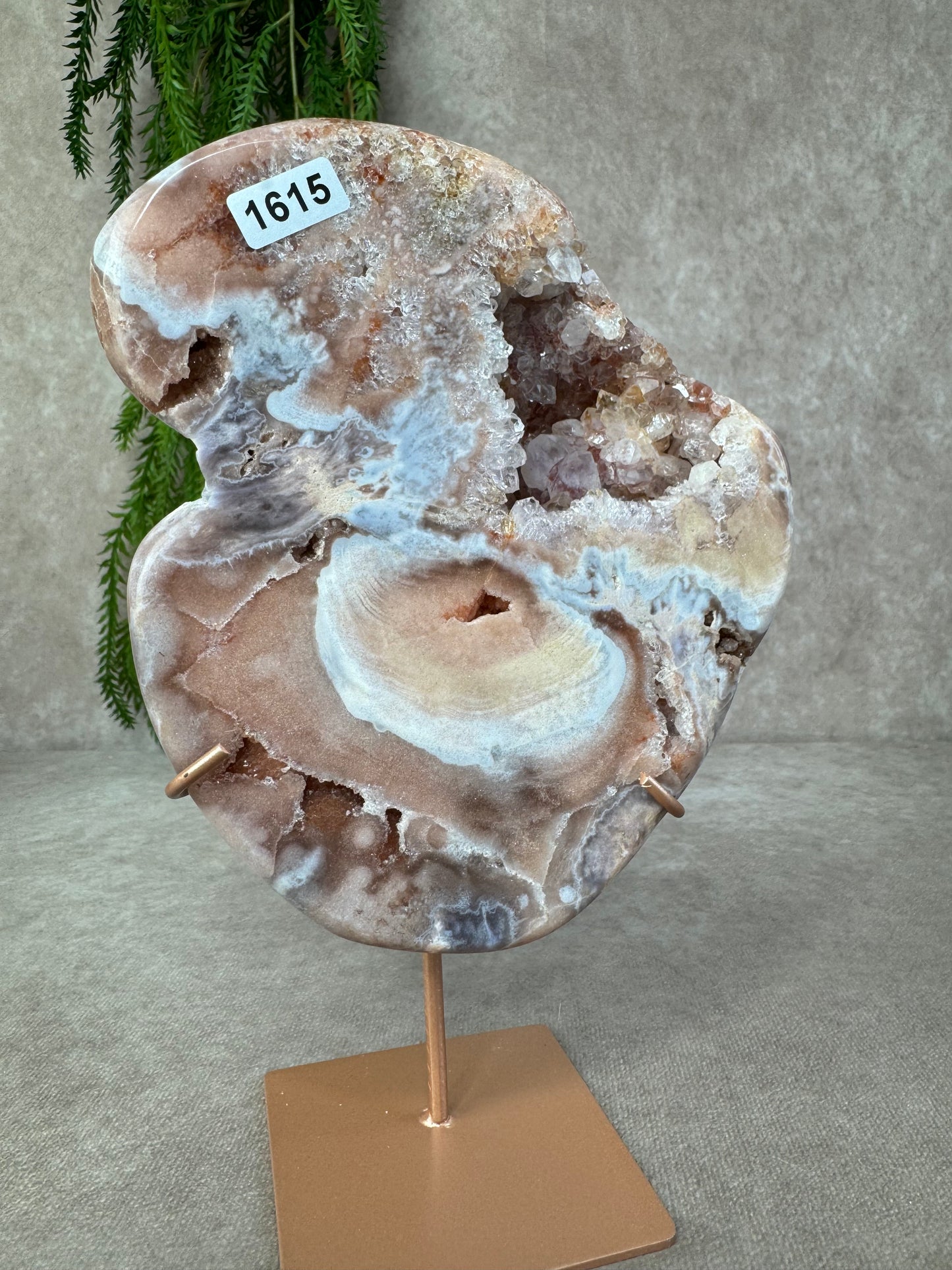 Roze amethist slab #1615