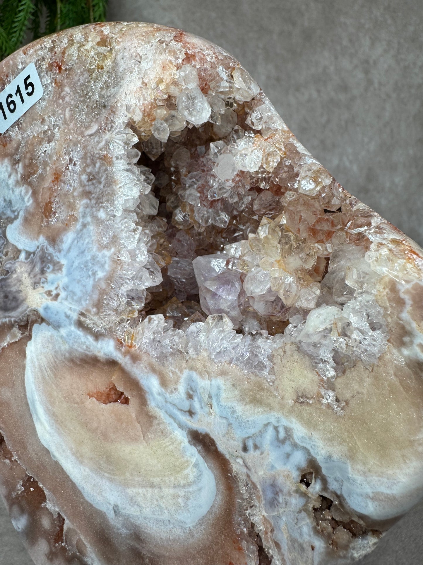 Roze amethist slab #1615