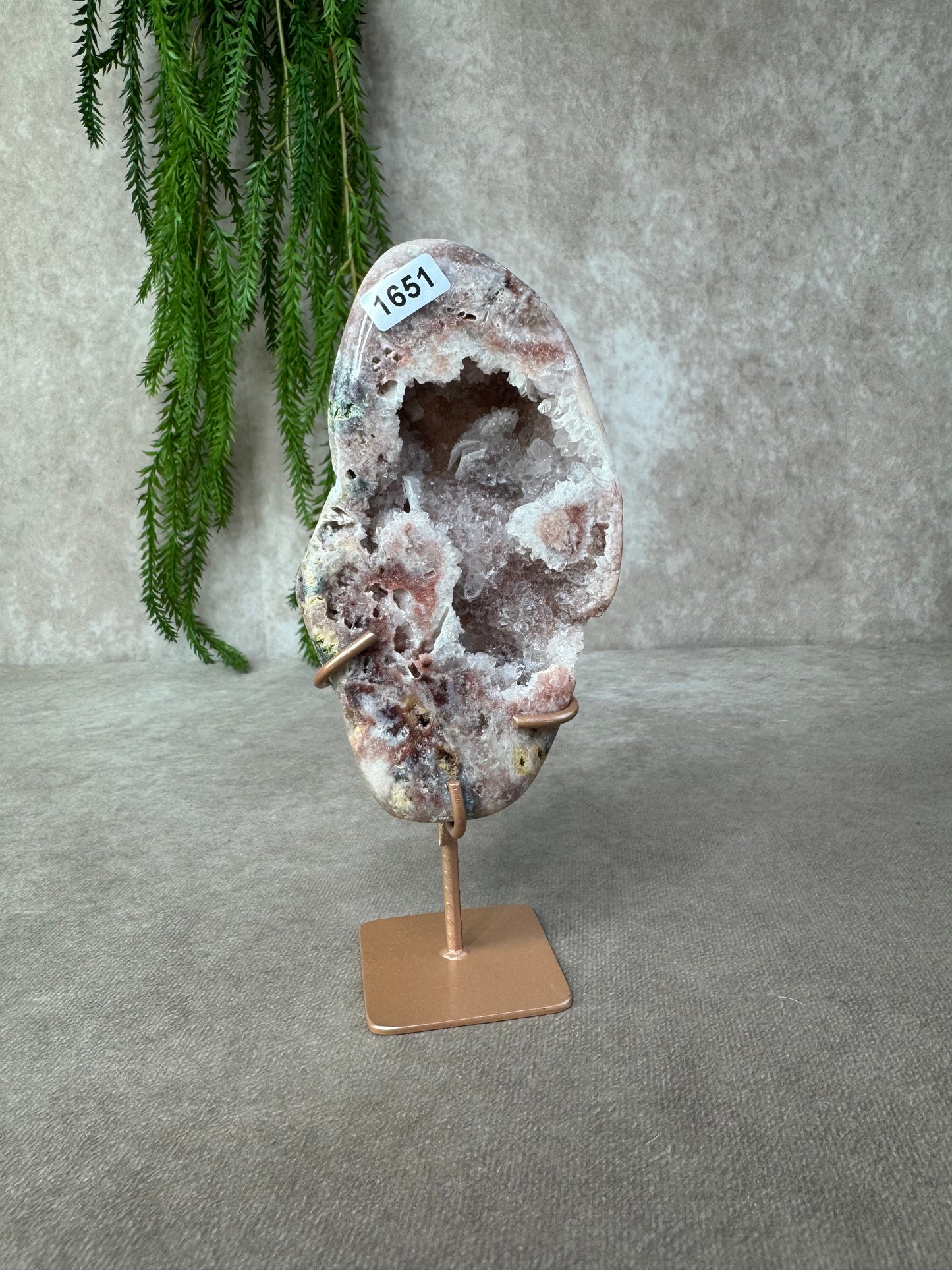 Roze amethist slab #1651