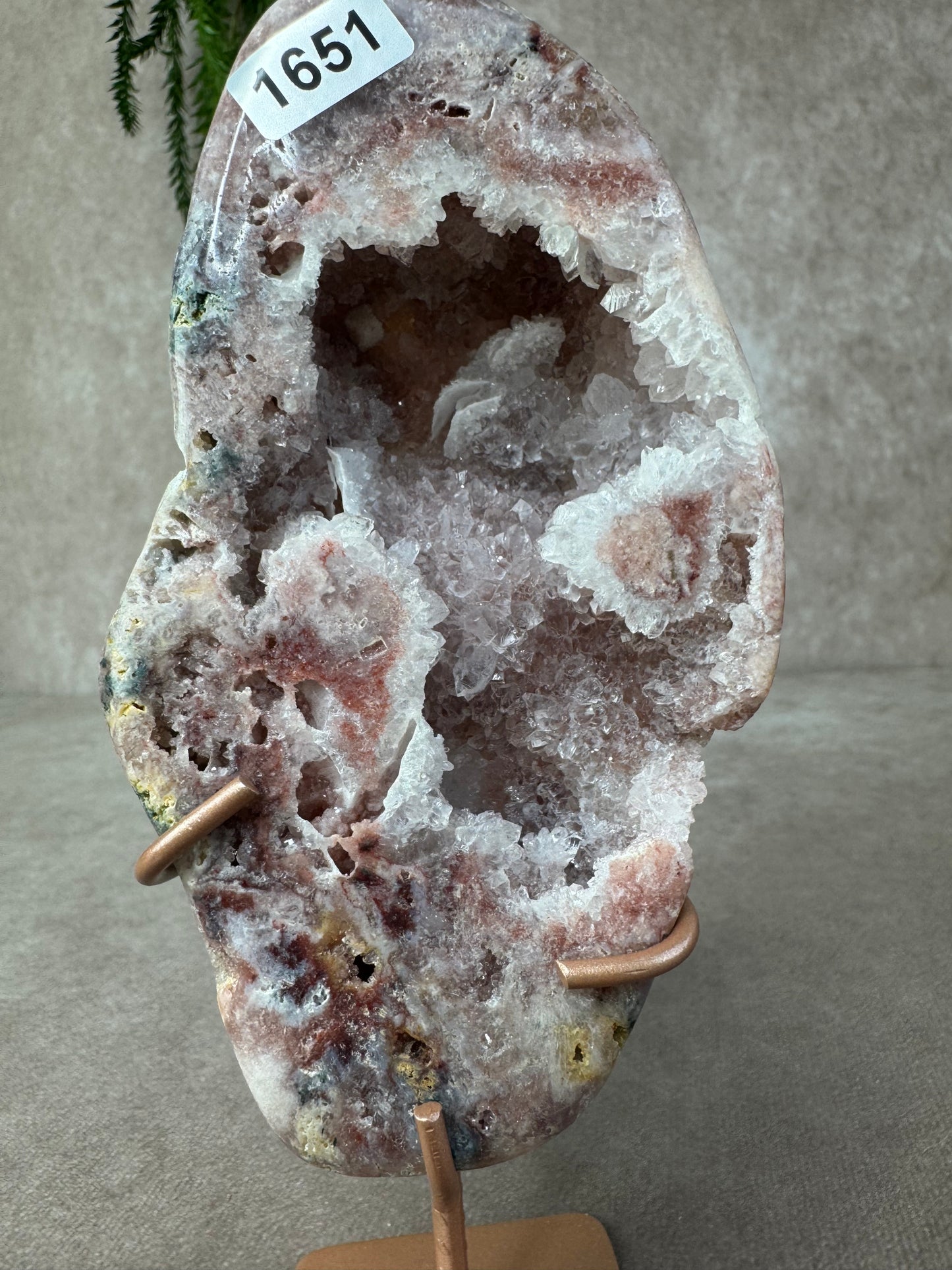 Roze amethist slab #1651