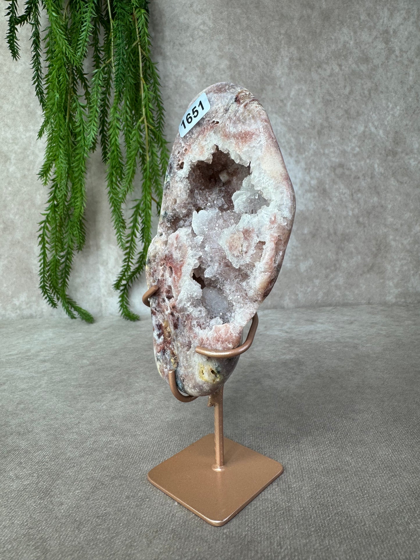 Roze amethist slab #1651