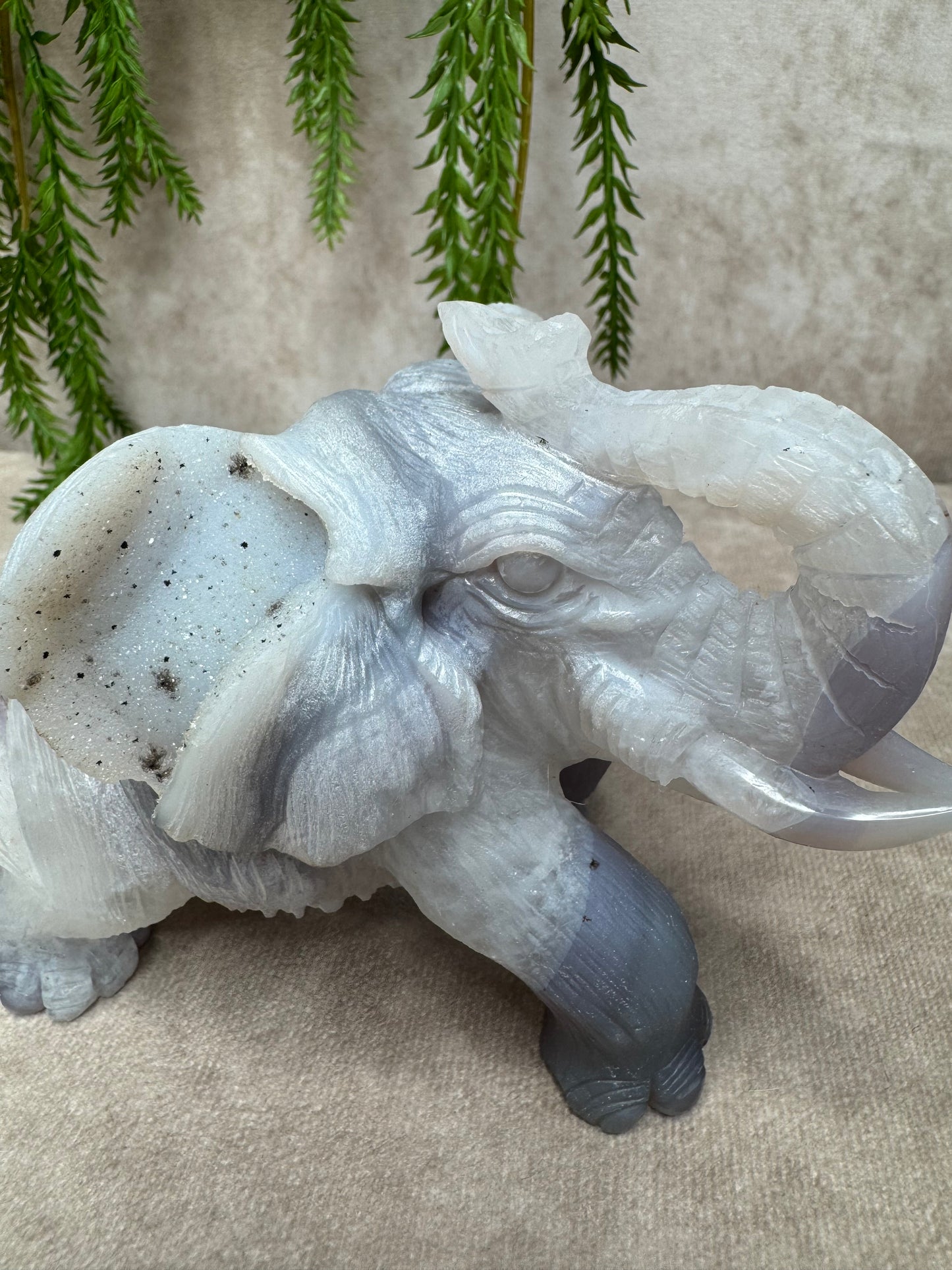 Agaat olifant #1369