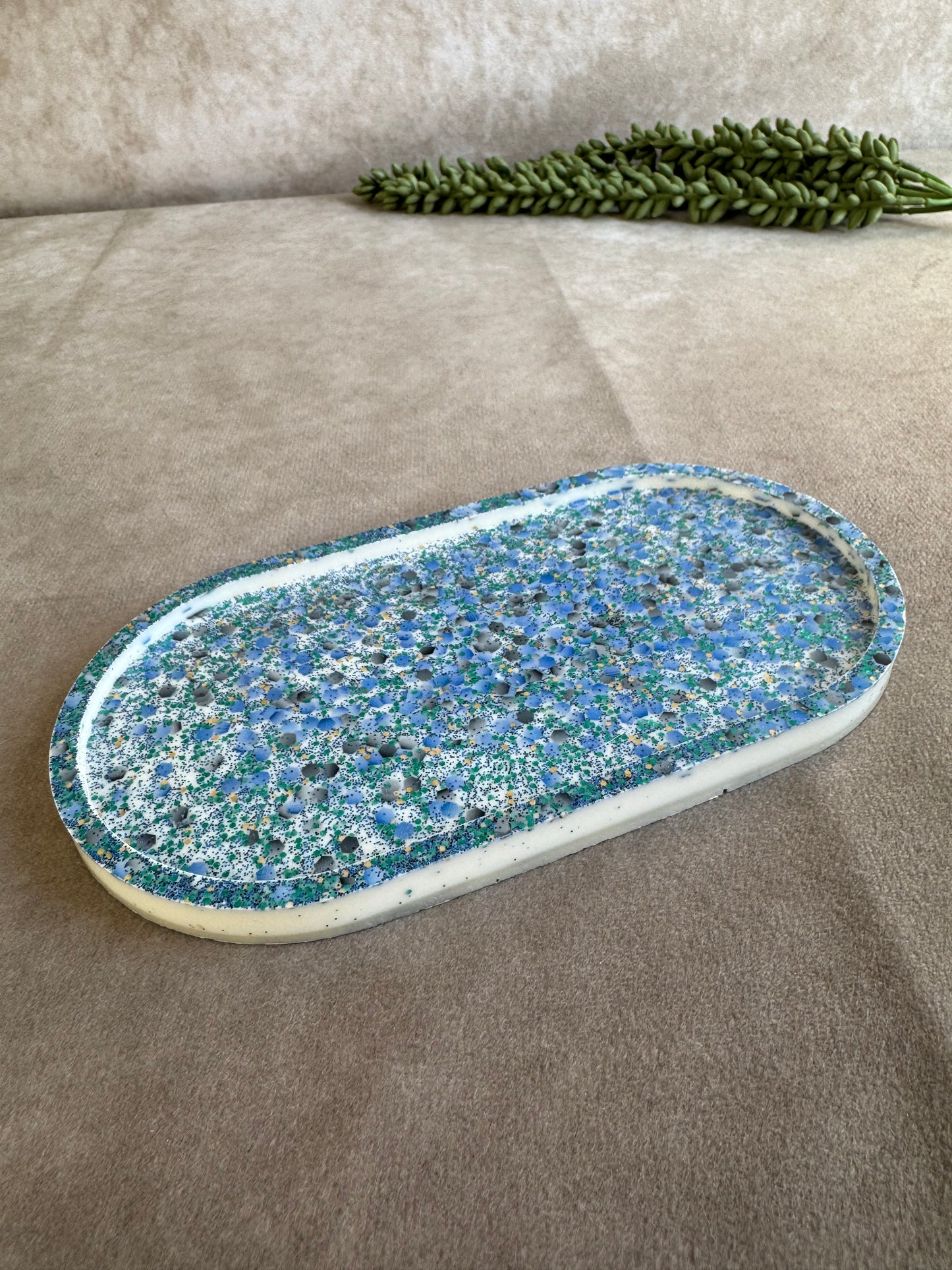 Plateau blauw sale