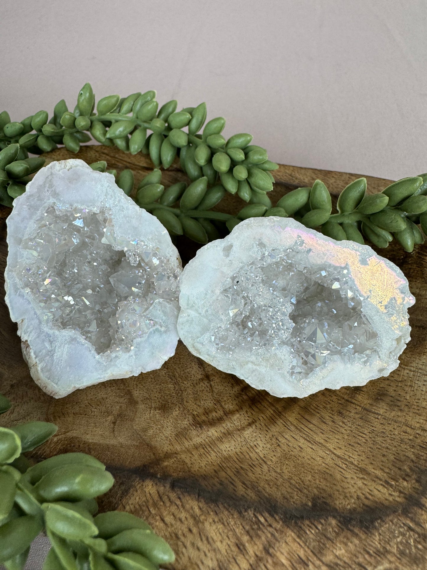 Geode met aura laag