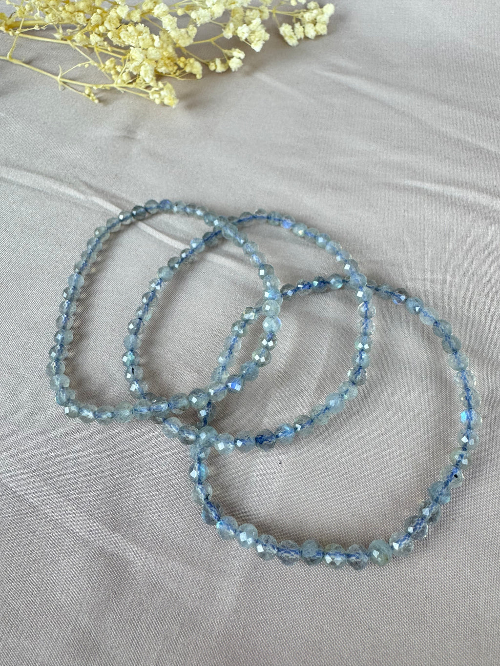 Armbanden Labradoriet Facet 4mm